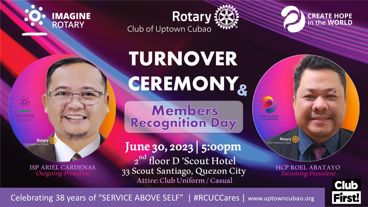 RCUC Turnover Ceremony and Members Recognition Day