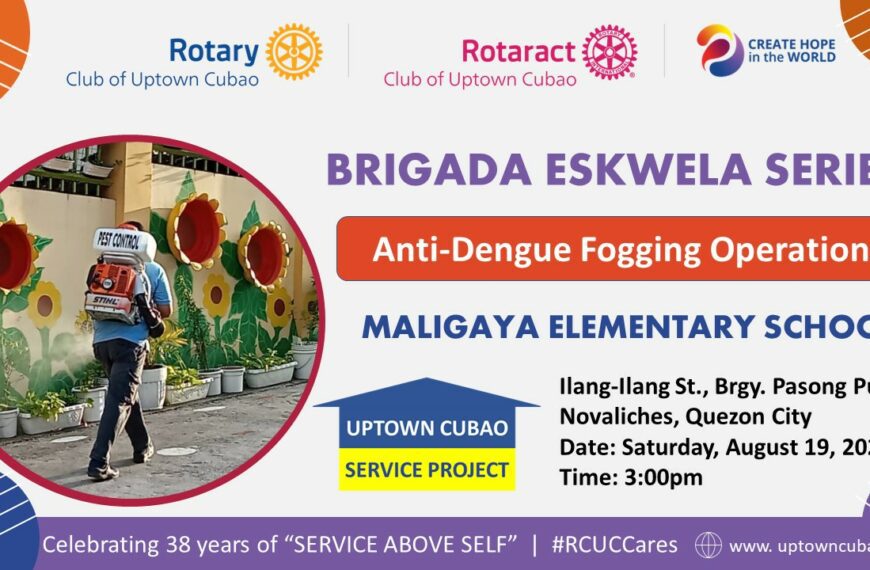 2023 Brigada Eskwela Series: Anti-Dengue Fogging at MES